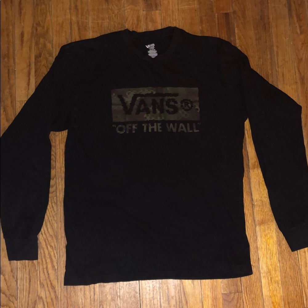 Vans Camo Logo Long Sleeve